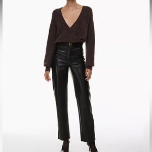 ARITZIA Wilfred The Melina™ Pant black leather